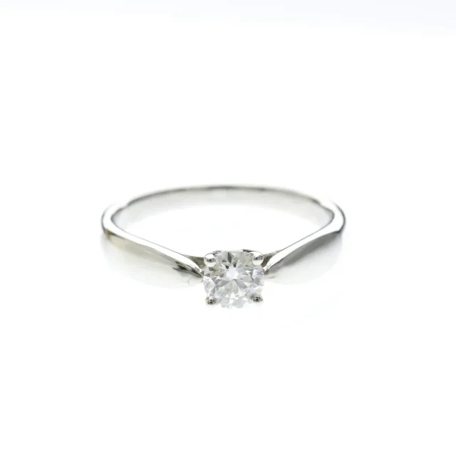 Tiffany & Co. Solitaire Diamond Ring Platinum Fashion Diamond Band Ring Carat/0.23 Silver in Silver Platinum from Elady, photo 1 of 1