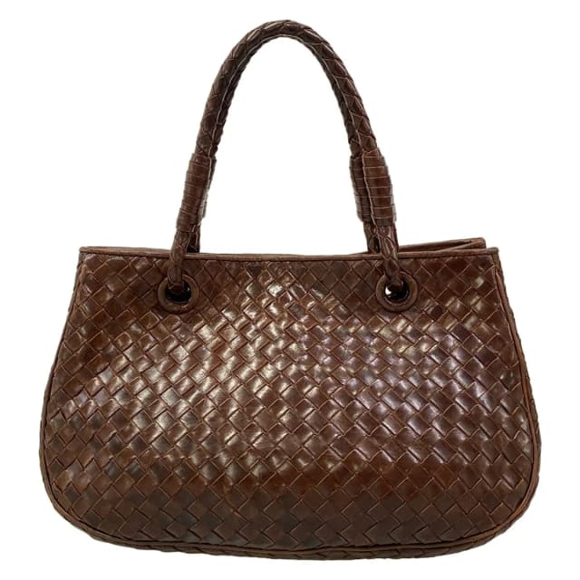 Bottega Veneta Tote Bag Dark Brown Leather in Brown Leather from The Reluxe, photo 1 of 1