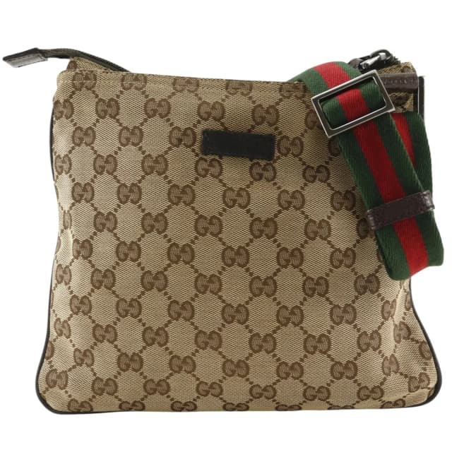 Gucci Sherry Line GG Canvas Brown Shoulder Bag in Brown Canvas from The Reluxe, photo 1 of 1