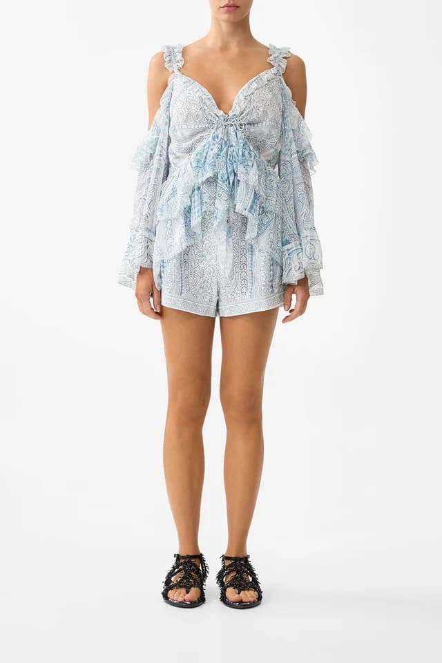 Camilla eBoutique TUCK FRONT SHORT THE HUM OF THE ALHAMBRA, image 1 of 1 from CAMILLA