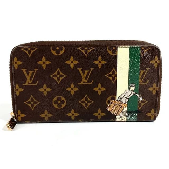 Louis Vuitton Wallet Zippy Organizer Belboy Monogram Canvas Green Brown in Brown Coated canvas from The Reluxe, photo 1 of 1