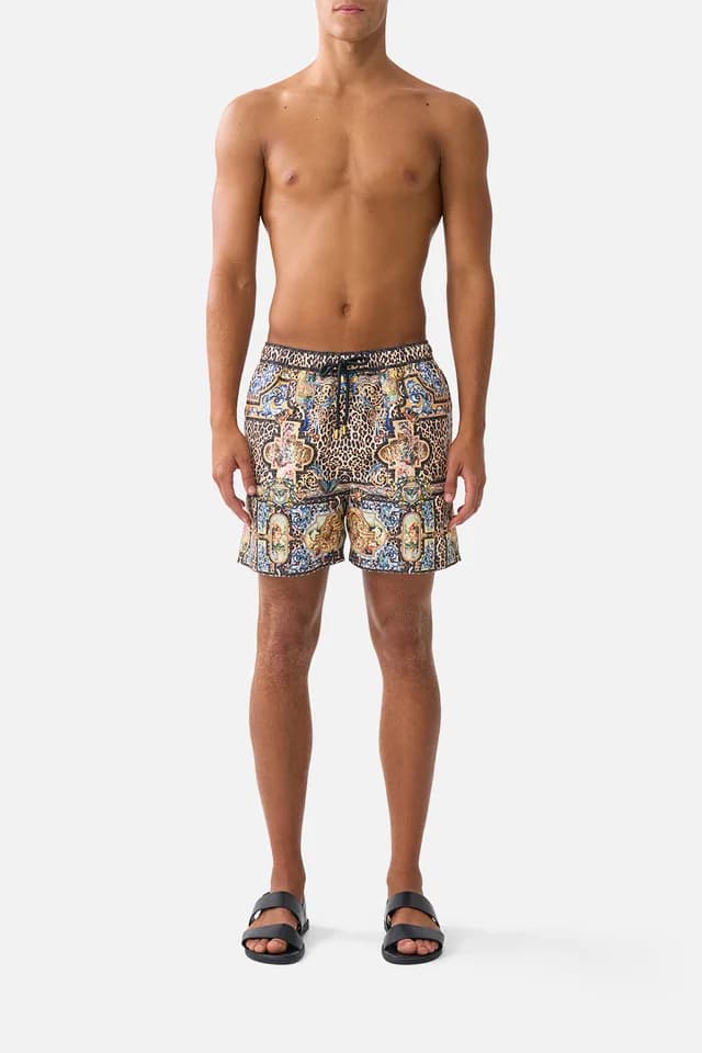 Camilla eBoutique MID LENGTH BOARDSHORT WITH ELASTIC WAIST SEVILLIAN STYLE, image 1 of 1 from CAMILLA