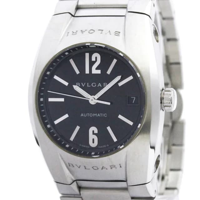 Bvlgari Ergon Chronograph Steel Automatic Unisex Watch EG35S Polished in Black from Elady, photo 1 of 1
