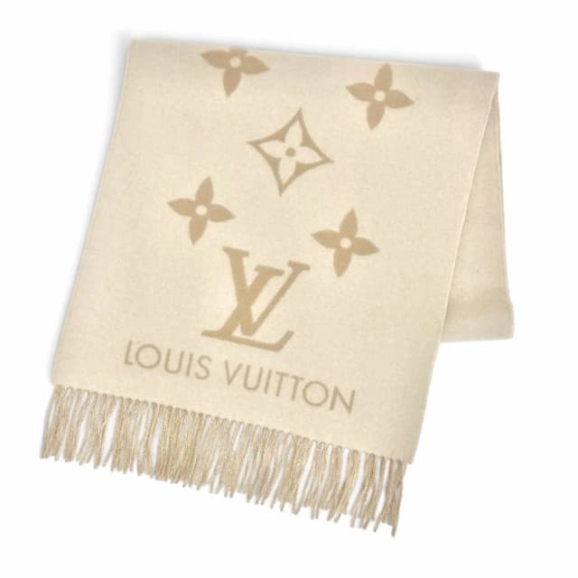 Louis Vuitton Scarf Reykjavik Cashmere 100% Monogram Giant Pattern in Cashmere from The Reluxe, photo 1 of 1