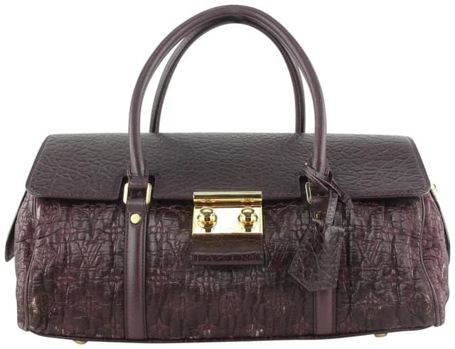 Louis Vuitton Burgundy Monogram Jacquard Volupte Psyche Bag in Burgundy Canvas from Bagriculture, photo 1 of 1