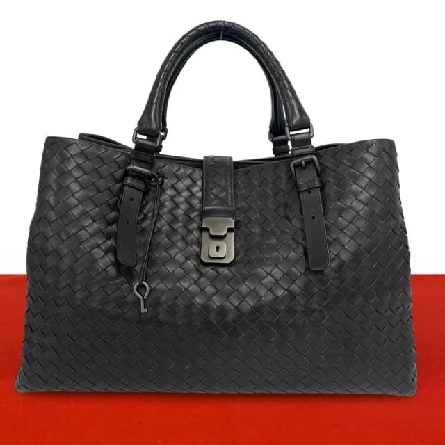 Bottega Veneta Intrecciato Leather Tote Bag Brown in Brown Woven leather from The Reluxe, photo 1 of 1