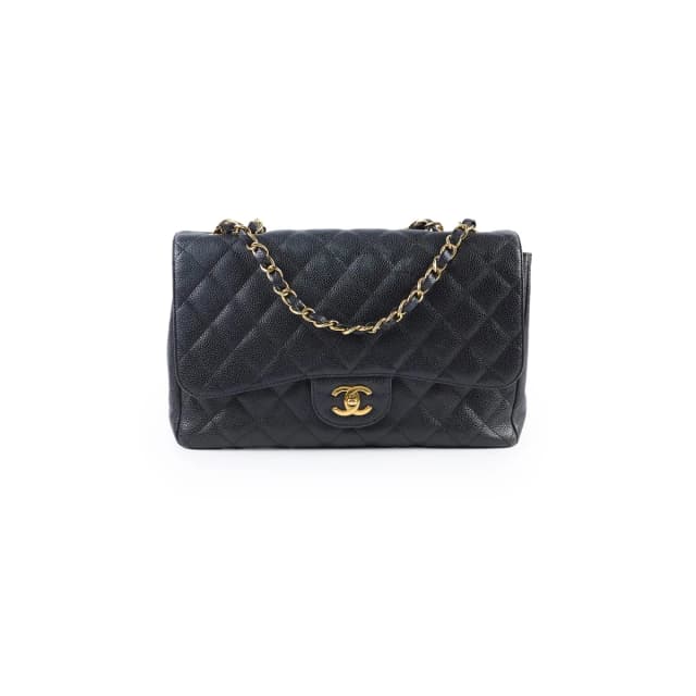 Chanel Jumbo Classic Double Flap - 11 Series in Caviar leather from The Purse Affair, photo 1 of 1