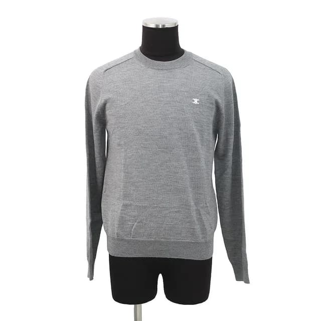 Celine Sweater Triomphe Crew Neck Wool x S Midi Amgre in Wool from The Reluxe, photo 1 of 1
