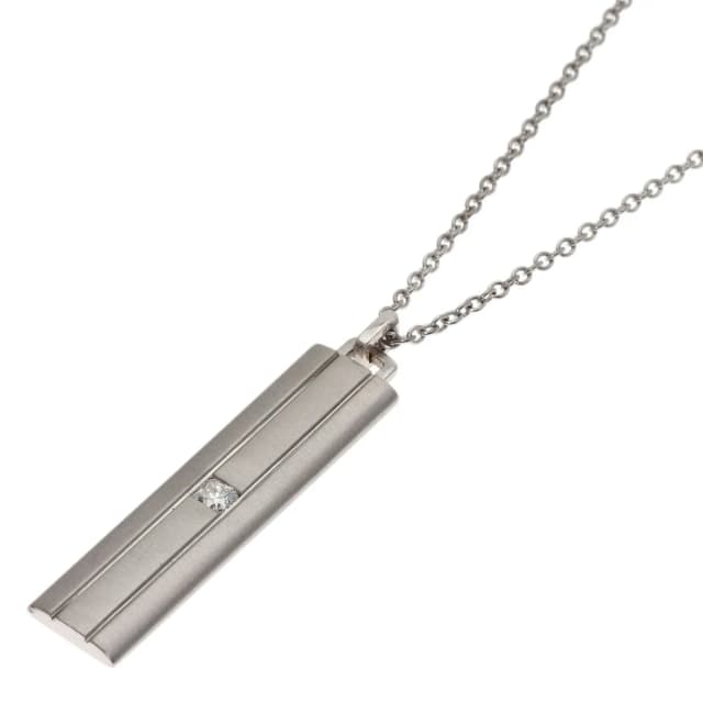 Tiffany & Co. Lucida Diamond Necklace 18K White Gold in White from The Reluxe, photo 1 of 1