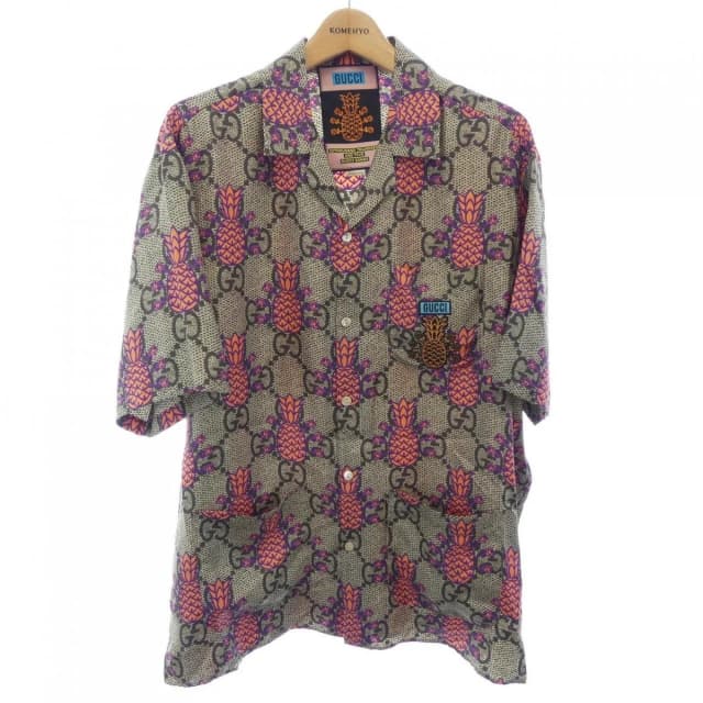 Gucci and Five Song Zaiej S/ Shirt in Silk from The Reluxe, photo 1 of 1