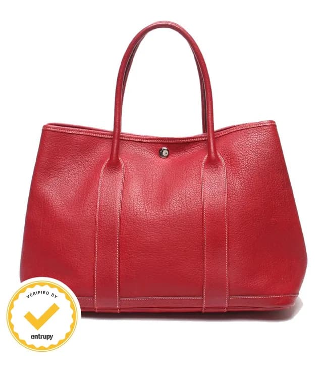 Hermès Tote Bag Silver Garden Party PM in Silver from The Reluxe, photo 1 of 1
