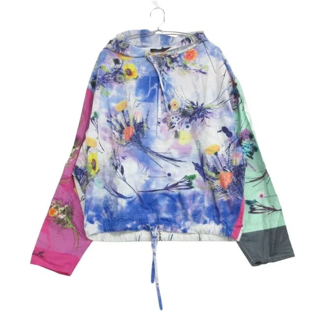 Louis Vuitton by Virgil Abloh Hoodie Anorak Cotton Poplin Floral Flower Top from The Reluxe, photo 1 of 1