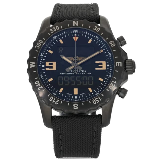 Breitling Chronospace M78366 46mm DLC Stainless Steel Watch from H&T, photo 1 of 1