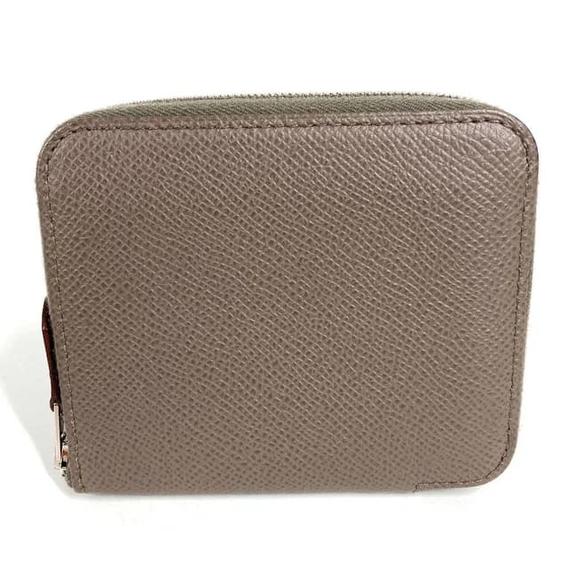 Hermès Coin Case Azap Compact Silk In Epsom Etain Gray in Taupe Epsom leather from The Reluxe, photo 1 of 1