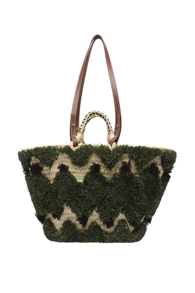 2504 - RESORT 26 GEO TUFTED MAXI BASKET, image 1 of 1 from Alemais