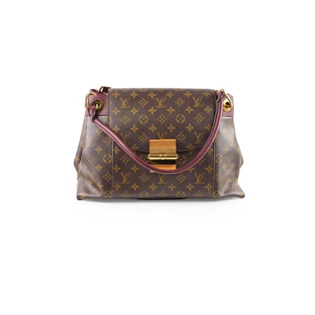 Louis Vuitton MM Olympe Bag Deep Purple in Purple Canvas from The Purse Affair, photo 1 of 1