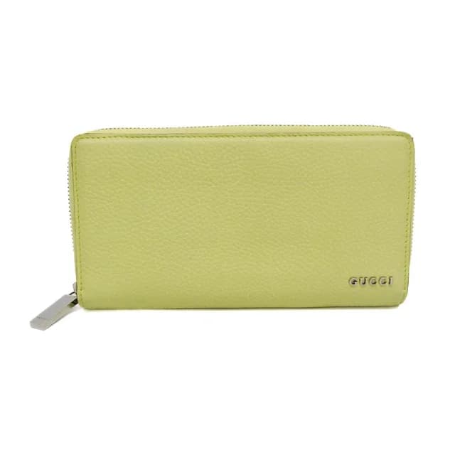 Gucci Logo Zip-Around Wallet Japan Limited Edition 771154 Men in Lime green Leather from Elady, photo 1 of 1