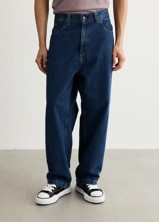 Carhartt WIP Brandon Pants in Blue Stone Washed, image 1 of 1 from Incu