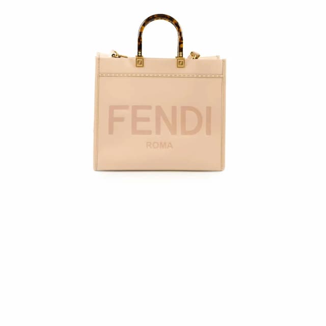 Fendi Medium Sunshine Tote Beige in Beige Leather from The Purse Affair, photo 1 of 1