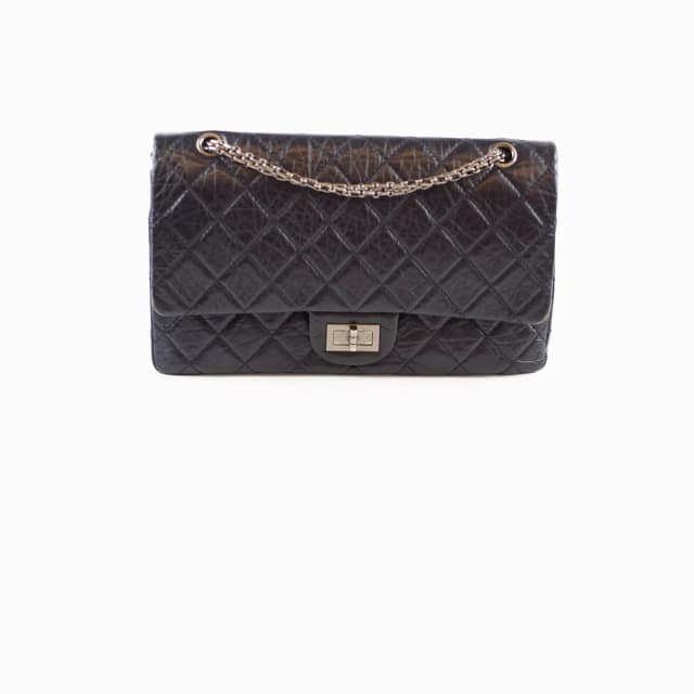 Chanel Large Reissue 227 Aged Calfskin Navy in Navy Calfskin from The Purse Affair, photo 1 of 1