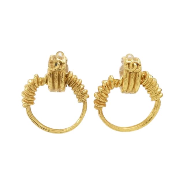 Chanel Vintage Earrings Gold in Gold from The Reluxe, photo 1 of 1