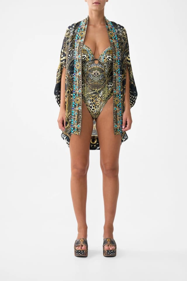Camilla eBoutique OPEN FRONT CARDI CAPE FELINE FOLKLORE, image 1 of 1 from CAMILLA