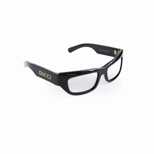 Gucci GG1296S 002 Sunglasses Black Reflective in Black from The Purse Affair, photo 1 of 1