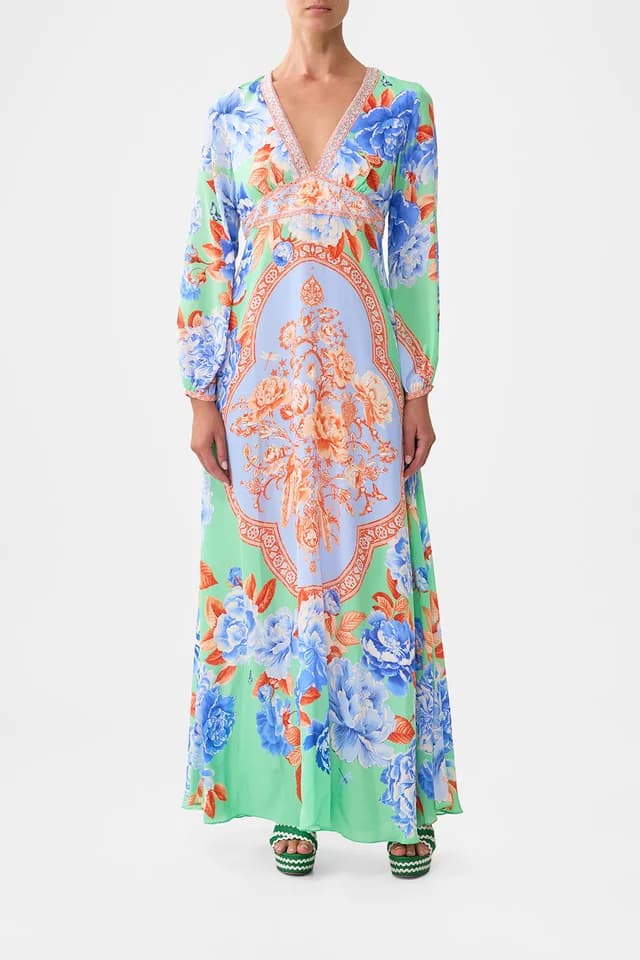 Camilla eBoutique PRINTED LANTERN SLEEVE DRESS TOPKAPI POP, image 1 of 1 from CAMILLA