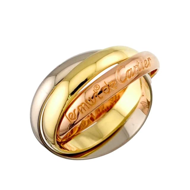 Cartier Trinity Medium MM 51 Ring 18k Yellow Gold WG PG 750 in Yellow from The Reluxe, photo 1 of 1