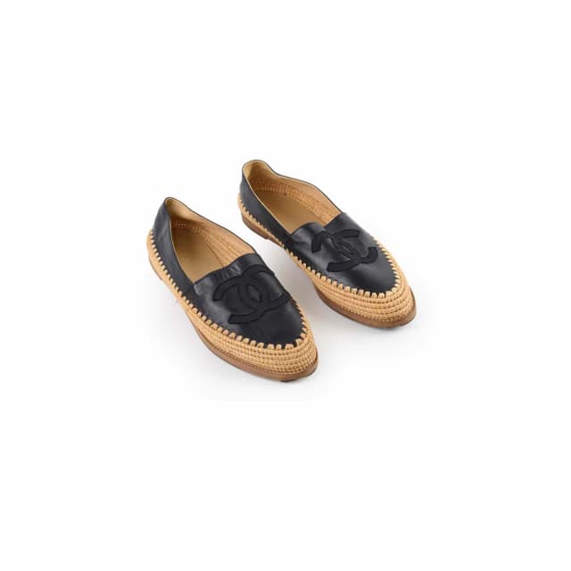 Chanel Espadrilles Shoes Black Women Size 42 in Black from The Purse Affair, photo 1 of 1