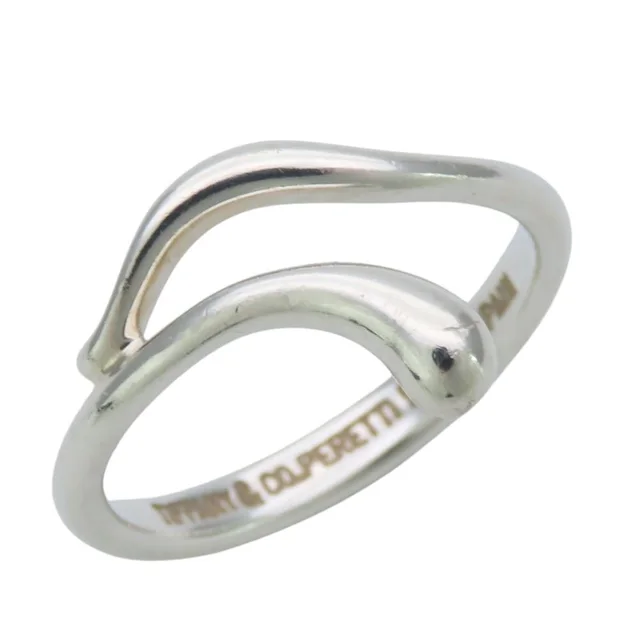 Tiffany & Co. Ring Teardrop 925 Sterling Silver Elsa Peretti in Silver from The Reluxe, photo 1 of 1