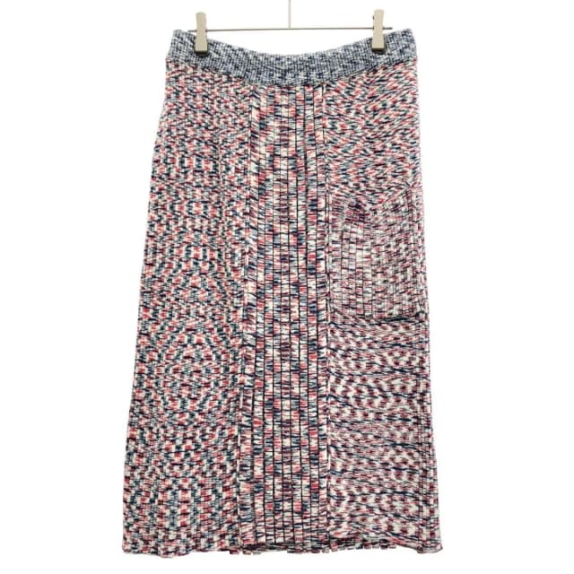 Celine by Phoebe Philo Pocket Mixed Knit Skirt 2 Color L in Nylon from The Reluxe, photo 1 of 1