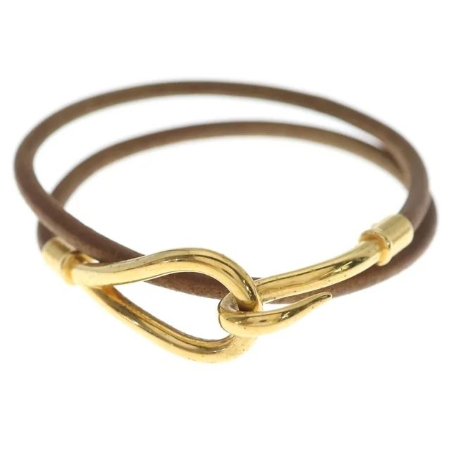 Hermès Jumbo Bracelet Gold Leather Brown in Brown Leather from The Reluxe, photo 1 of 1