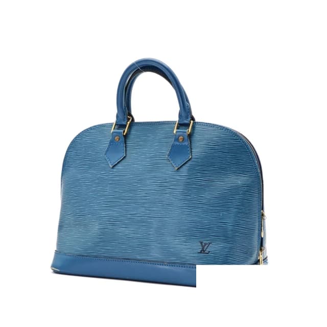 Louis Vuitton Epi Alma Bag Handbag Simple Toledo Blue in Blue Leather from The Reluxe, photo 1 of 1