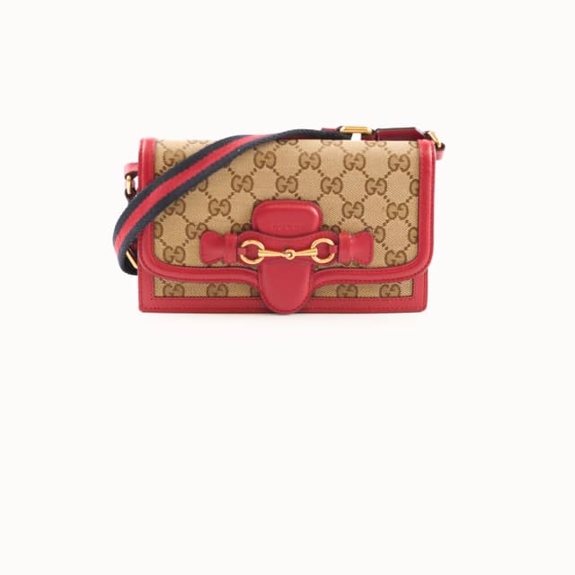 Gucci Horsebit 1955 Wallet on Strap in Canvas from The Purse Affair, photo 1 of 1