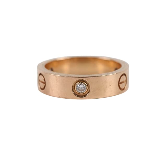Cartier Classic Love Ring in Pink from The Purse Affair, photo 1 of 1
