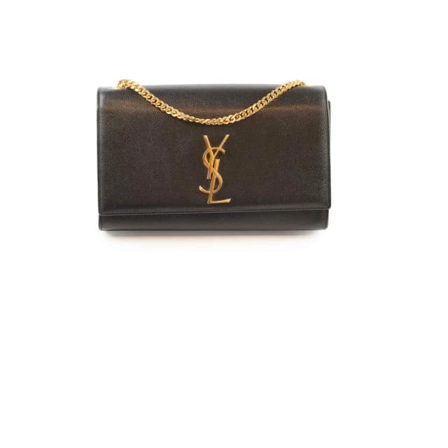 Saint Laurent Medium Kate Bag Black in Black Leather from The Purse Affair, photo 1 of 1