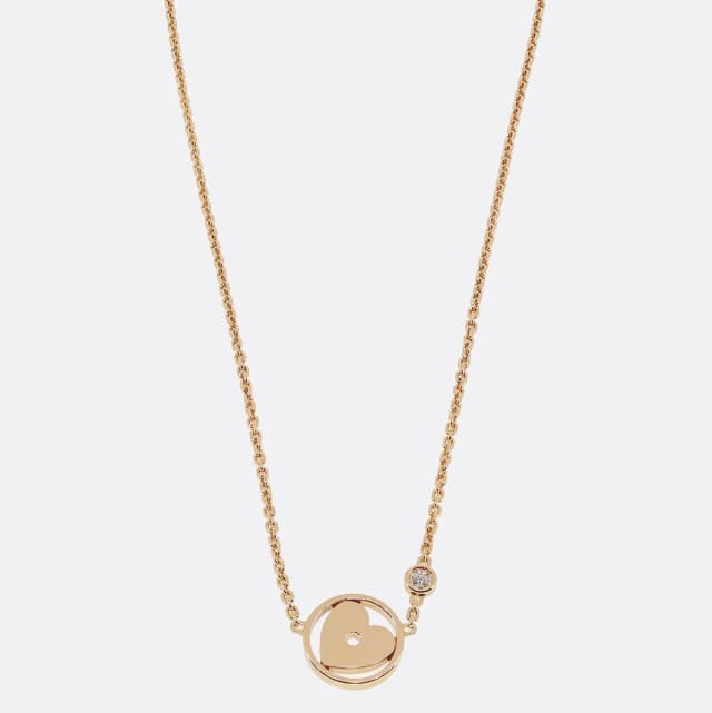 Louis Vuitton Single Diamond Love Heart Necklace from The Vintage Jeweller, photo 1 of 1