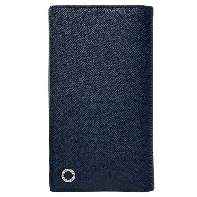 Bvlgari Wallet Leather Navy Green in Navy Leather from The Reluxe, photo 1 of 1