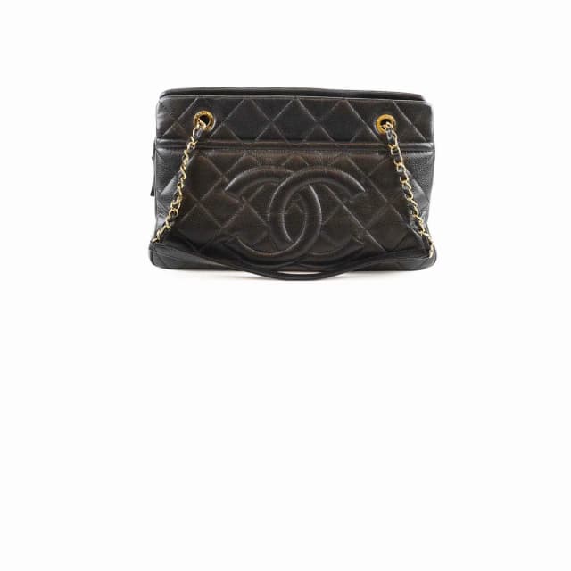 Chanel Timeless Soft Shopping Tote Caviar Black in Black Caviar leather from The Purse Affair, photo 1 of 1