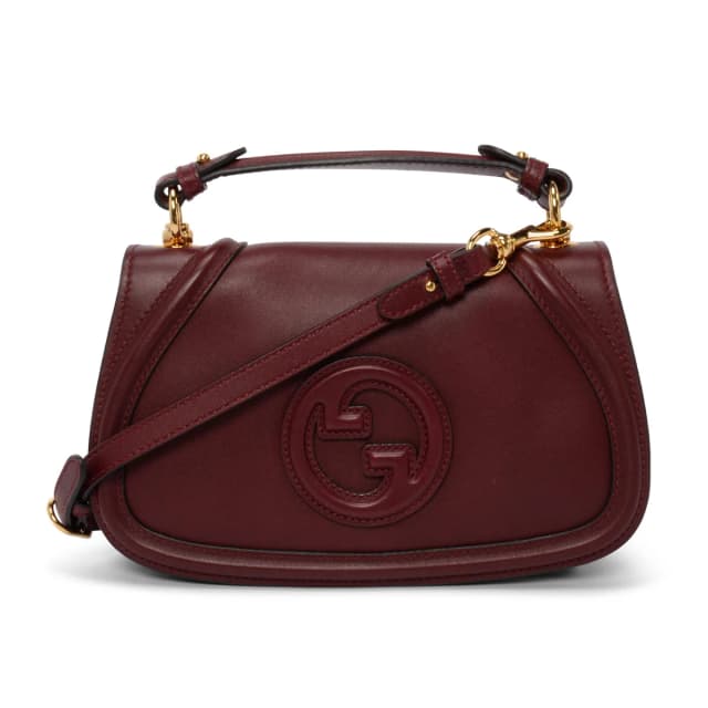 Gucci Roxy Calfskin Blondie Medium Top Handle Bag in Rosso Ancora Calfskin from Blue Spinach, photo 1 of 1