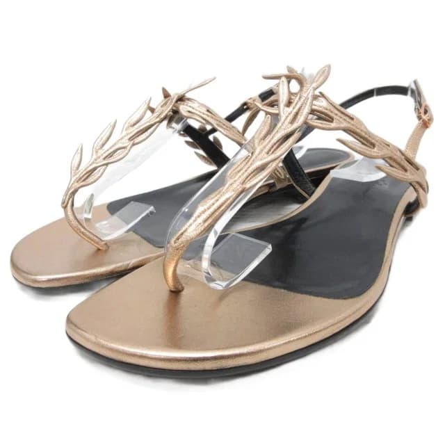 Hermès Myrthe Leaf Sandals Motif Beige 39 in Beige from The Reluxe, photo 1 of 1