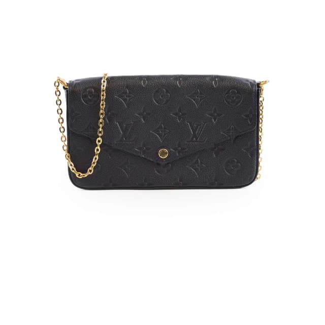 Louis Vuitton Pochette Felicie Black Empreinte Monogram in Black Leather from The Purse Affair, photo 1 of 1