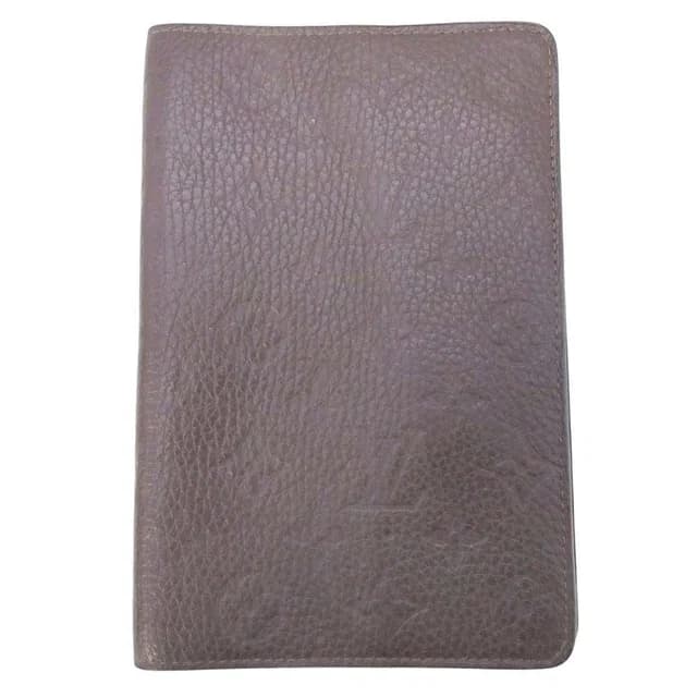 Louis Vuitton Monogram Empreinte Book Cover Clemence Notebook Chocolat in Clemence leather from The Reluxe, photo 1 of 1