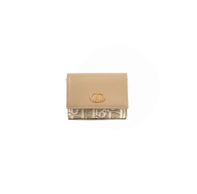 Dior 30 Montaigne Veronia Wallet Tan in Brown Canvas from The Purse Affair, photo 1 of 1