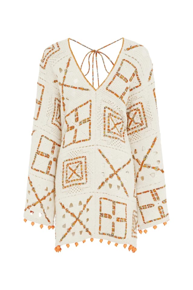 2601 - SUMMER 26 MARVA CROCHET MINI DRESS, image 1 of 1 from Alemais