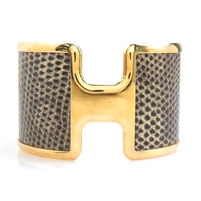 Hermès Bangle Olympe Bracelet in Lizard from The Reluxe, photo 1 of 1