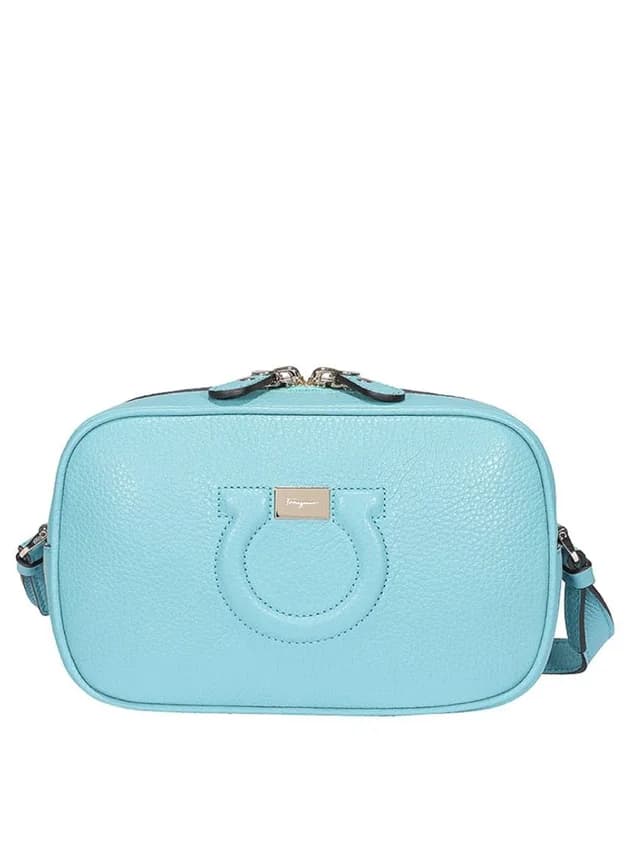 Ferragamo Shoulder Bag in green|blue Leather from Poshmark, photo 1 of 1