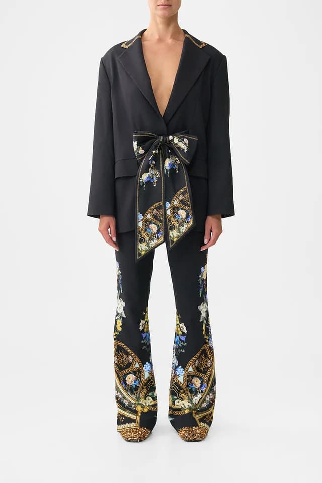 Camilla eBoutique BOYFRIEND JACKET WITH BOW DETAIL OTTOMAN ELEGANCE, image 1 of 1 from CAMILLA
