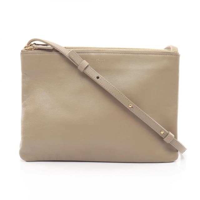 Celine Shoulder Bag Trio Large Gray Leather in Grey Leather from The Reluxe, photo 1 of 1